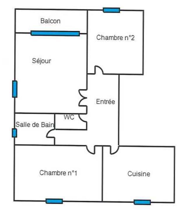 קיברון Appartement 3 Pieces Coeur Ville מראה חיצוני תמונה